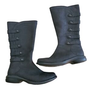 Merrell Captiva Launch 2 waterproof boots in black full grain leather Size 5 W